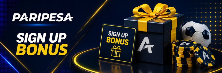 paripesa sign up bonus